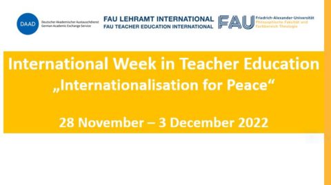 Towards entry "International Week in Teacher Education: 28 November – 3 December 2022"